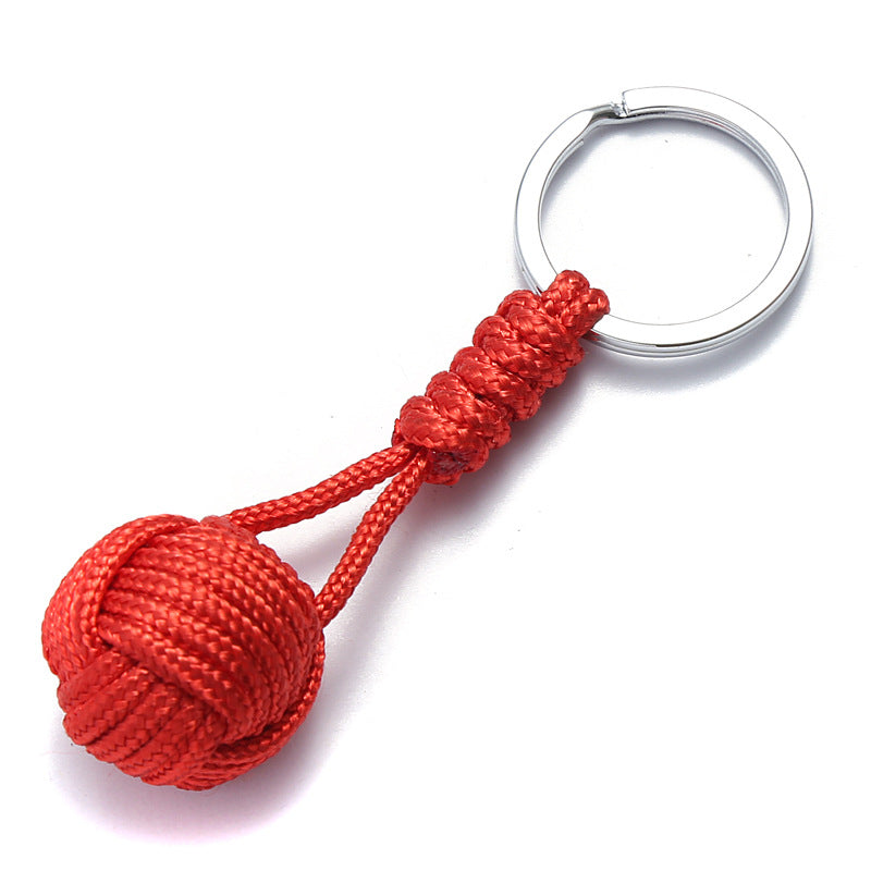 Wholesale Colorful Braided Knot Keychain